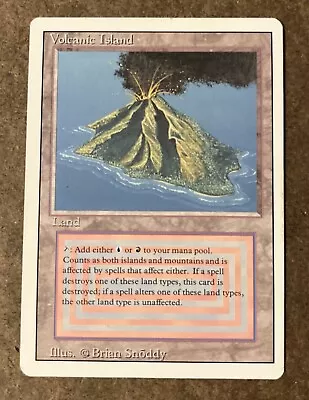 MTG Volcanic Island Revised Edition Regular Rare • $475