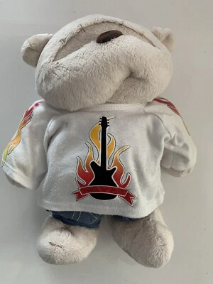 £7.34 • Buy Fizzy Moon Medium Plush Soft Bear 11  Tall In Build A Bear Clothing Rock N Roll