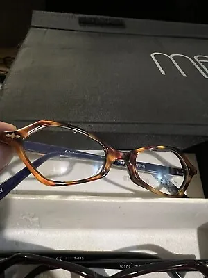 MATSUDA 10309 -48-19-145 Turtle Brown And Blue Eyeglass Frames-JAPAN • $100
