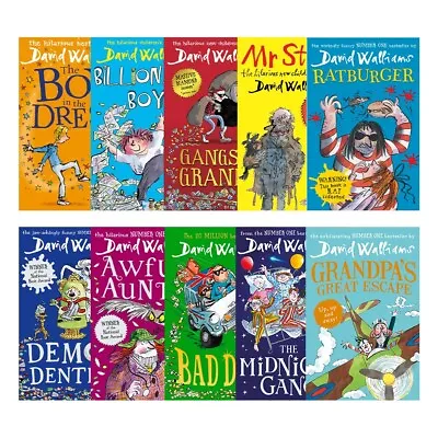 David Walliams - Gangsta Granny Bad Dad 13 Books Collection Set NEW (£69.90) • £34.99