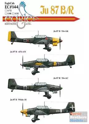 ECL48144 1:48 Eagle Editions Ju 87B Stuka • $20.39