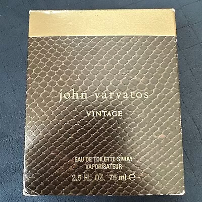 John Varvatos Vintage By John Varvatos For Men 2.5 Oz EDT Spray Brand New • $29.90