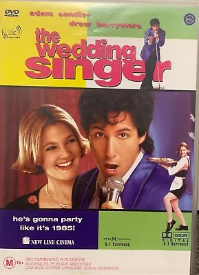 The Wedding Singer (DVD 1998) Adam Sandler Drew Barrymore - ORIGINAL COPY • $15