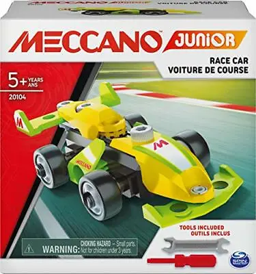 Meccano Junior Race Car STEAM Model Building Kit For Kids Aged 5 And Up - Styl • $40.11