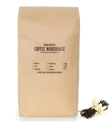 £18.99 • Buy French Vanilla Flavoured Coffee 100% Arabica Beans Freshly Roasted In UK!