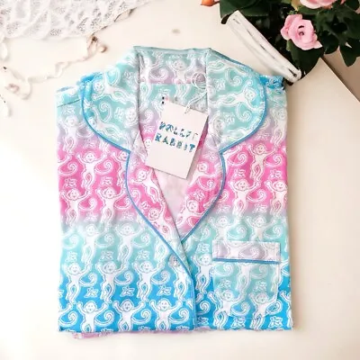Roller Rabbit Ombre Monkey LIMITED EDITION Polo Pajamas Size XS NWT • $180