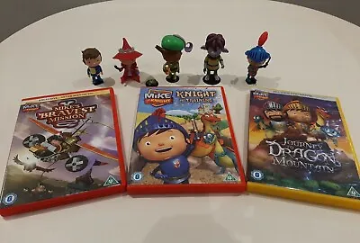 Mike The Knight Toy Figures & DVDs Bundle • £15