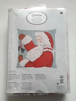 Rico Design - Tapestry Needlepoint Cushion Kit Father Christmas Santa 16  X 16  • £24.99