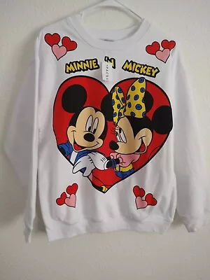 Disney Size Small Minnie & Mickey Sweater NWT • $12.60
