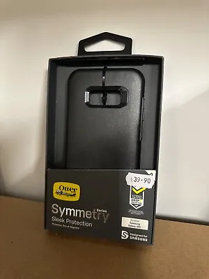 OtterBox Samsung Galaxy S8+ Symmetry Series Anti Shock Case - Black 77-54660 • £4.89