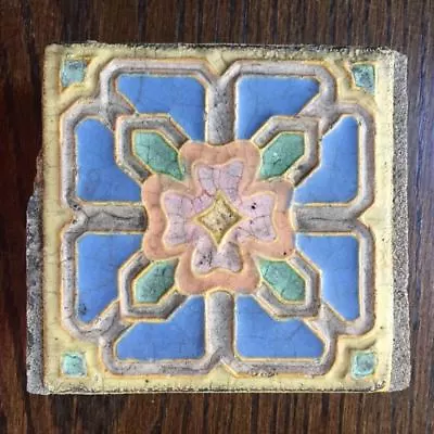 Wheatley Pottery Arts & Crafts Mission Style Tile 4x4  Geometric Prairie School • $99.99