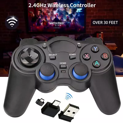$20.90 • Buy 2.4G Wireless Game Controller For Microsoft Windows PC Gamepad Joystick