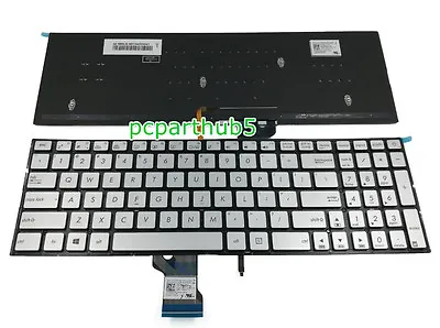 New Asus ZenBook Pro UX501 UX501J UX501JW UX501VW Silver Keyboard US Backlit • $63.04