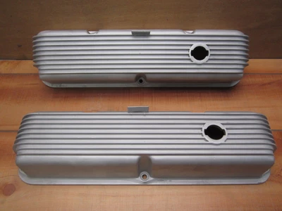 $299.99 • Buy Cal Custom Ford FE 390 406 427 428 Vintage Finned Aluminum Valve Covers 40-1018