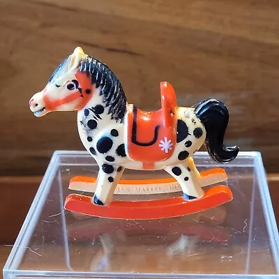 Little Liddle Kiddles Calamity Jiddle Rocking Horse Mattel Vintage 1965 • $15.99