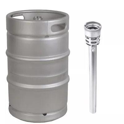 All Stainless Commercial 30L Keg D-Type Spear 1/4 Barrel Home Brew Stackable • $199.99