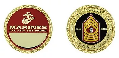 Marine Corps Master Gunnery Sergeant The Few The Proud 1.75  Challenge Coin • $39.99