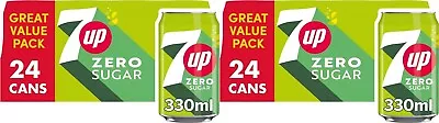 7Up Sugar Free 330ml Cans Pack Of 48 Carbonated Drink Free Delivery • £36.50