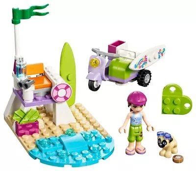 Lego Friends Set 41306 Mai's Beach Scooter 100% Complete With Instructions • $8