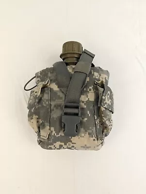 1QT Canteen With ACU Pouch - Genuine USGI Military Canteen 1 Quart UCP Cover • $11.99