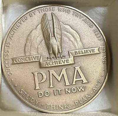 W. Clement Stone PMA Coin 🪙 CONCEIVE ~ ACHIEVE ~ BELIEVE GEM 💎 MINT CONDITION • $2500