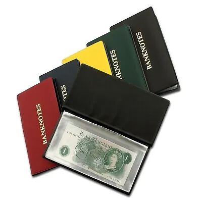 Small Banknotes Album - 20 Notes Pages Collection Album - Storing And Displaying • £6.49