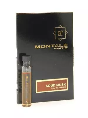 Montale Aoud Musk EDP Vial Sample  2ml 0.07 Fl Oz New With Card • $9.79