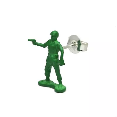 Toy Story Green Army Men Earrings One Ear Japan Limited JAM HOME MADE W/Box • $144