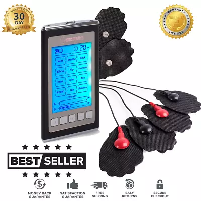 Tens Unit Rechargeable Muscle Stimulator Massager Pain Relief Dual Channel  • $24.99