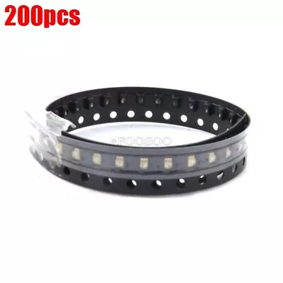 200Pcs Smd Smt 0805 Super Bright Yellow Led Lamp Light Rs • $1.37