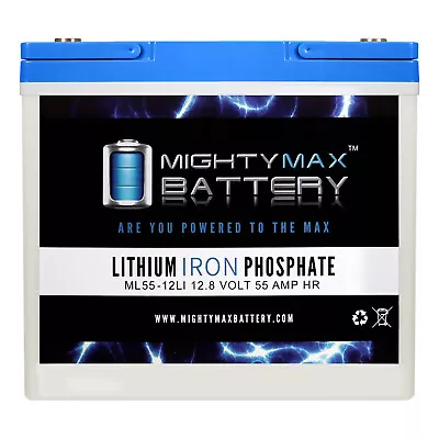 Mighty Max 12V 55AH Lithium Replacement Battery For Bruno Thunder • $199.99