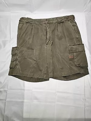 Orvis Cargo Shorts Mens Size 36 Green Outdoor Fishing Stretch Pockets 8  Inseam • $18.99