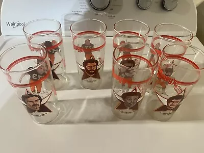 WENDY’S VINTAGE CLEVELAND BROWNS PLAYER GLASSES X Seven • $13.50