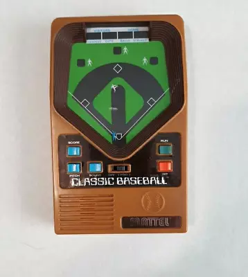 Mattel Classic Electronic Baseball Handheld Video Game 2001 TESTED • $11.89