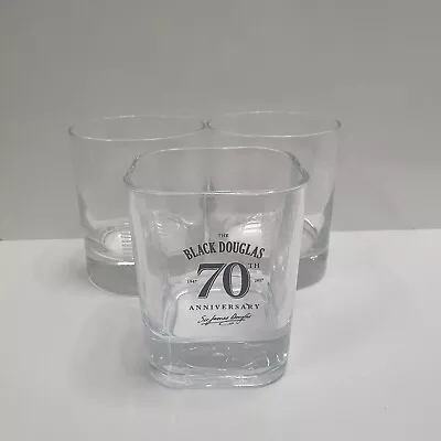 Black Douglas 70th Anniversary 1947 To 2017 & Chivas Regal Scotch Whisky Glasses • $24.95