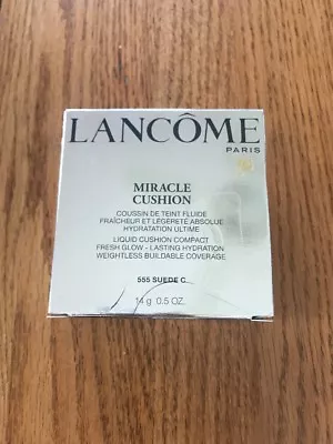 Lancome Miracle Cushion Liquid Cushion Compact - 555 Suede C - 0.5 Oz Ships N 24 • £30.53