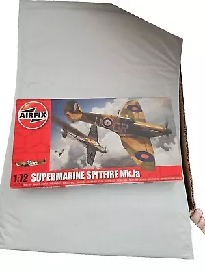 Airfix Supermarine Spitfire Mk.Ia 1:72 Scale Plastic Model Plane Kit A01071B • $21.73