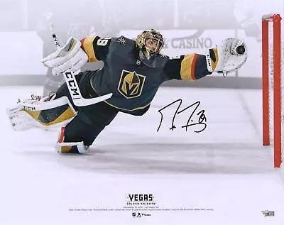 Marc-Andre Fleury Golden Knights Signed 16x20 Diving Save Vs Maple Leafs Photo • $129.99