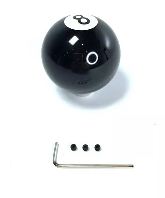 Pool Ball Gear Shift Knob (Solid Black 8 Ball) • $17.99