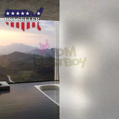 2pcs 4 X8  Sample Frosted Film Glass Home Bathroom Window Security Privacy #01 • $4.99