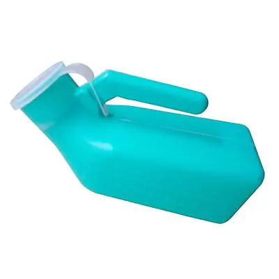 1000ml Male Urinal With Lid Sturdy Holder Container Thick Potty Bedpan • £6.18