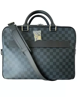 **AUTHENTIC LOUIS VUITTON Damier COBALT Porte Document Business Case** PRISTINE* • $1299