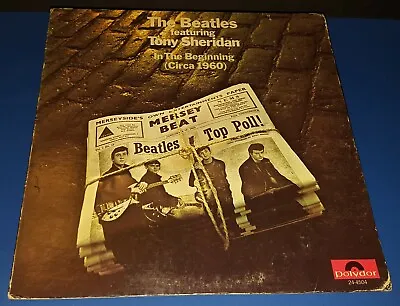 THE BEATLES Featuring Tony Sheridan Polydor 1970 Gatefold MERSEY BEAT • $35