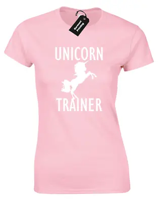 Unicorn Trainer Ladies T Shirt Funny Cool Cute Fashion Novelty Slogan Present • £7.99