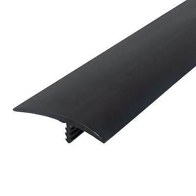 Outwater Plastic T-molding 1-5/8 Inch Black Flexible Polyethylene Off-Set Barb • $214.99