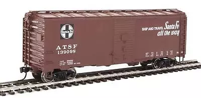 HO SCALE - WALTHERS Mainline 910-1333 ATSF - SANTA FE 40' AAR 1944 Boxcar • $54.40