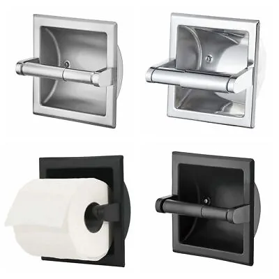 $30.54 • Buy Toilet Paper Holder Wall Toilet Paper Holder Recessed Tissue Roll Dispenser