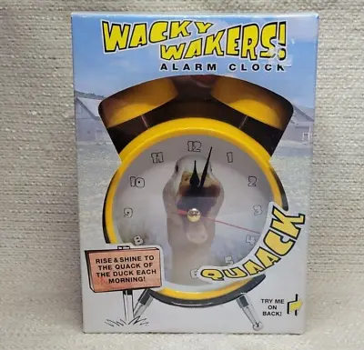 1990's Wacky Wakers! Battery Duck Quack Alarm Clock Tested Needs Batteries 24022 • $25