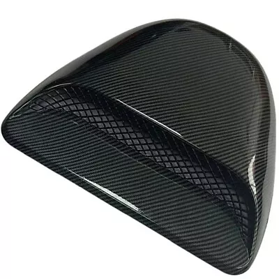 Car Carbon Fiber Look Hood Scoop Vent Bonnet Cover Air Flow Intake Decorative • $19.59