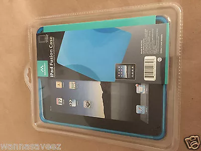 Merkury Ipad Fusion Case - Blue - New In Package! • $2.95